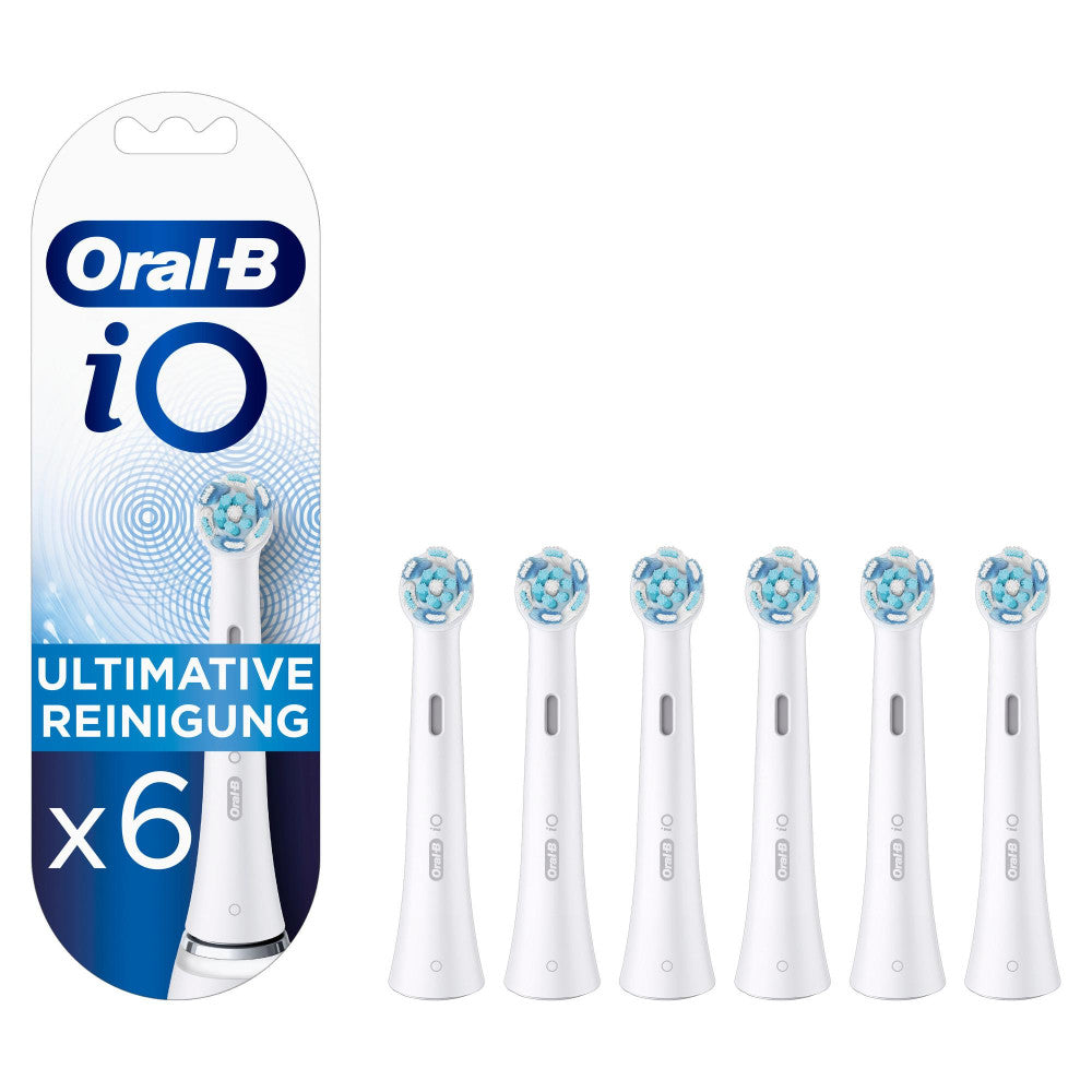 Oral-B iO Ultimative Reinigung Aufsteckbürsten 6 Stück für elektrische Zahnbürste