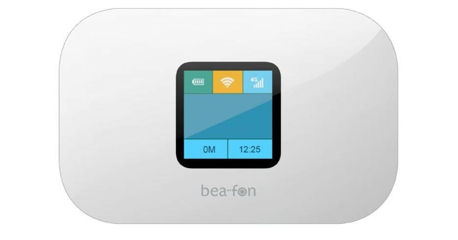 Beafon MR1-W LTE Router mit Secure WiFi, bis.