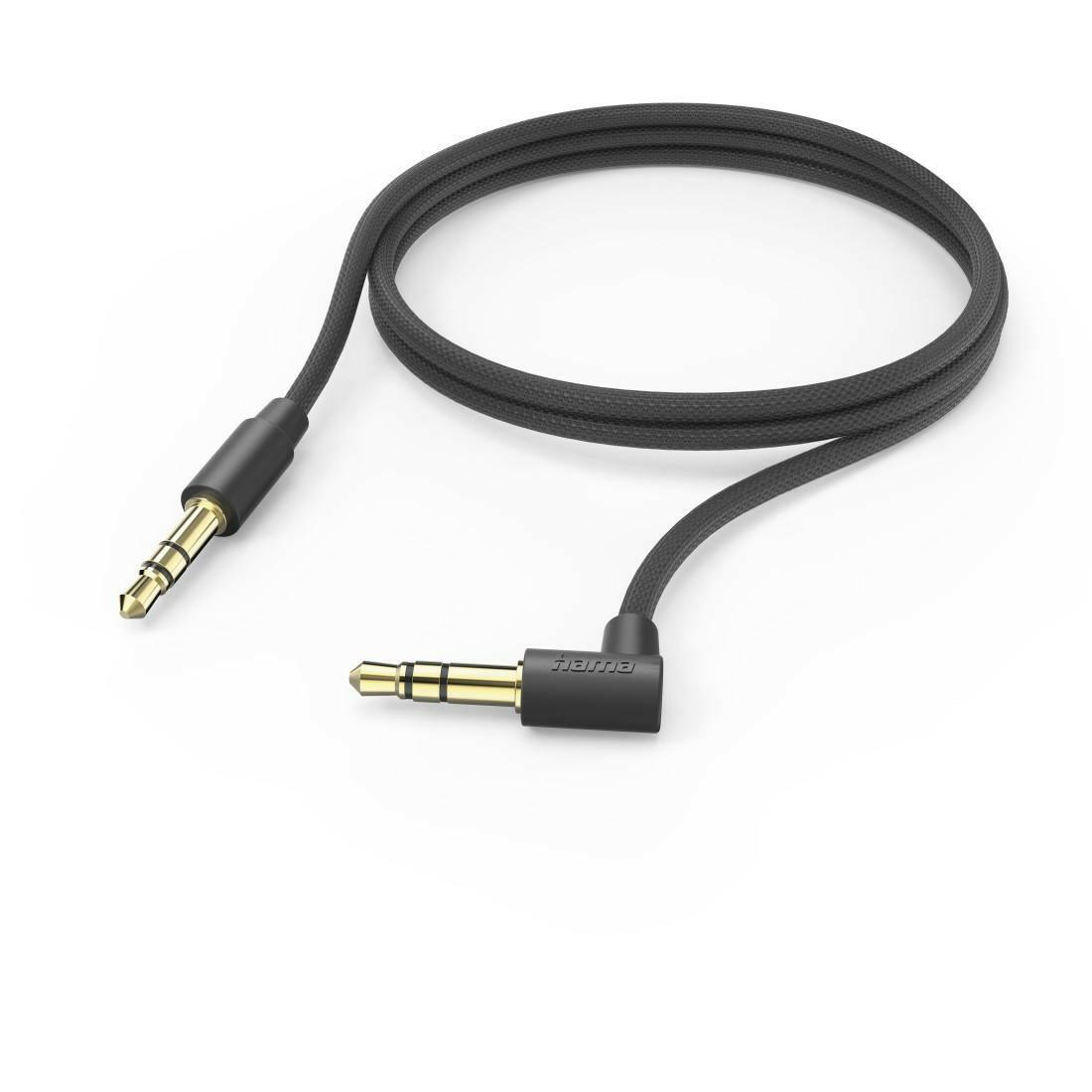 Hama 3,5mm Klinke Aux Kabel 1m Schwarz.