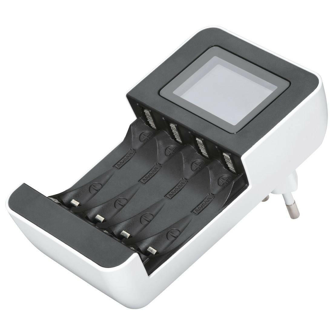 Hama Akku-Ladegerät AA AAA NiMh LCD-Anzeige