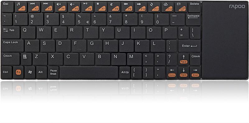Rapoo E2700 2,4 GHz Tastatur mit Touchpad, ohne Numpad