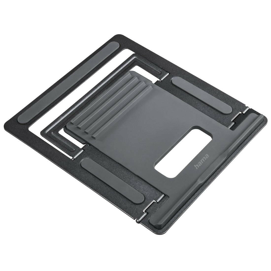 Hama Notebook-Ständer Metall höhenverstellbar neigbar Grau.