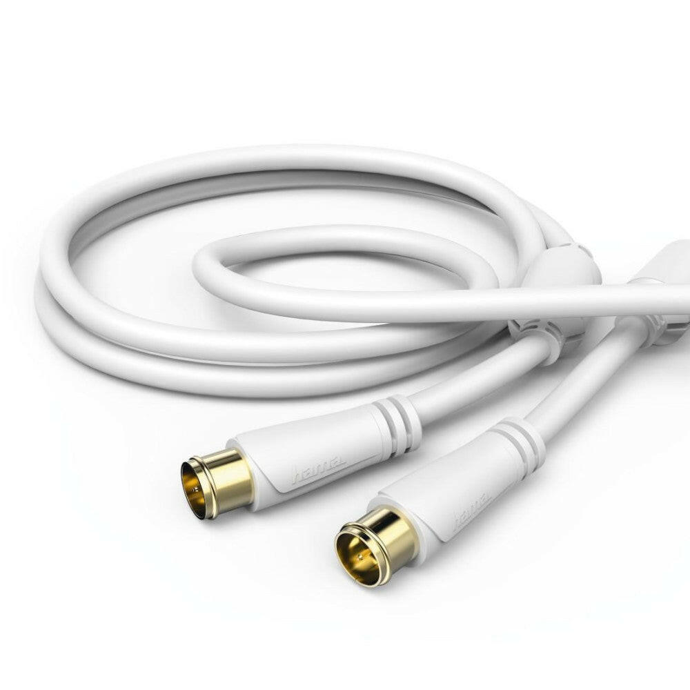 Hama SAT-Anschlusskabel 1,5m F-Stecker vergoldet 100 dB.