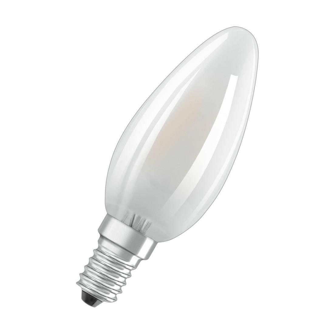 OSRAM Kerzenform LED-Lampe E14 5W Dimmbar Warmweiß Retrofit.