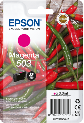 Epson 503 Tinte Magenta Singlepack für XP-5200 WF-2960DWF.