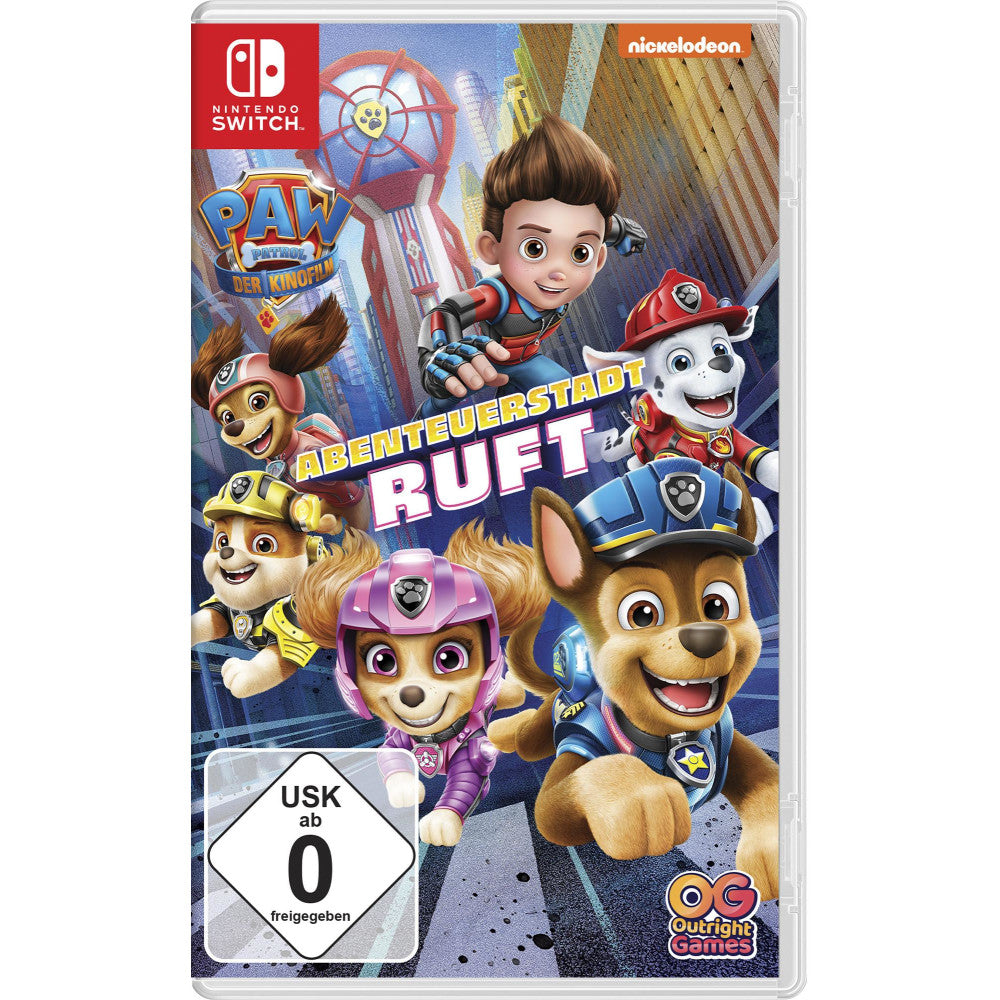 Outright Games Paw Patrol: Der Kinofilm Abenteuerstadt Ruft Nintendo Switch USK 0 interaktives Abenteuer Spiel