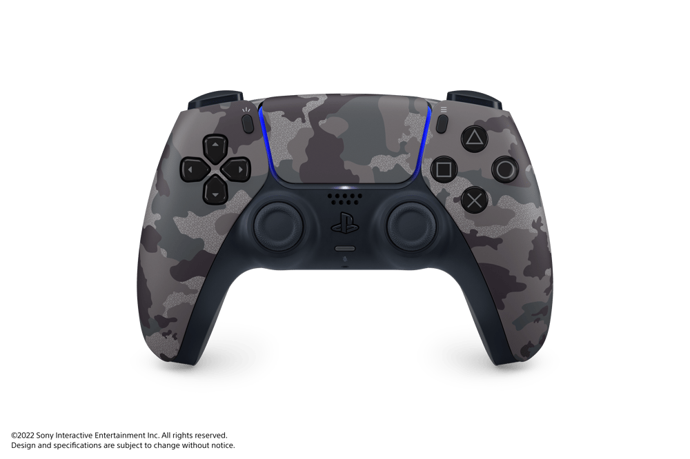Sony PS5 DualSense Controller - Camo Grey, Haptic