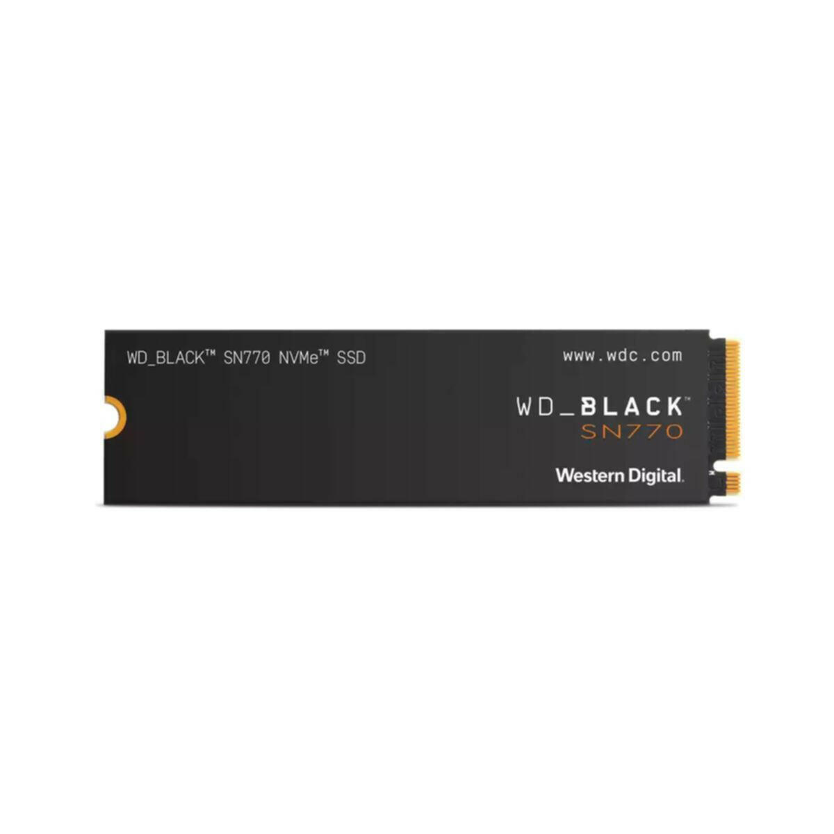WD_Black SN770 500GB NVMe SSD PCIe 4.0 für Gaming.