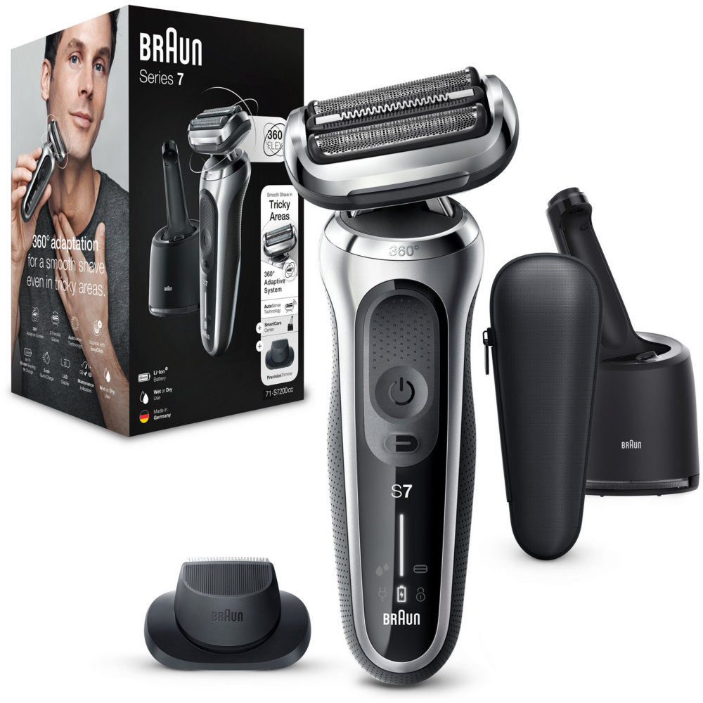 Braun Series 7 71-S7200cc Elektrorasierer, wasserdicht B-Ware.