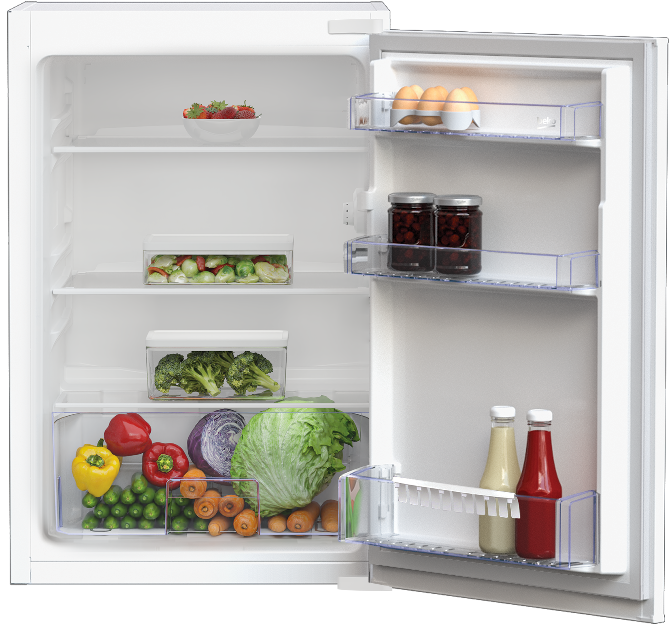 BEKO B1804FN Einbaukühlschrank ohne Gefrierfach, 126L