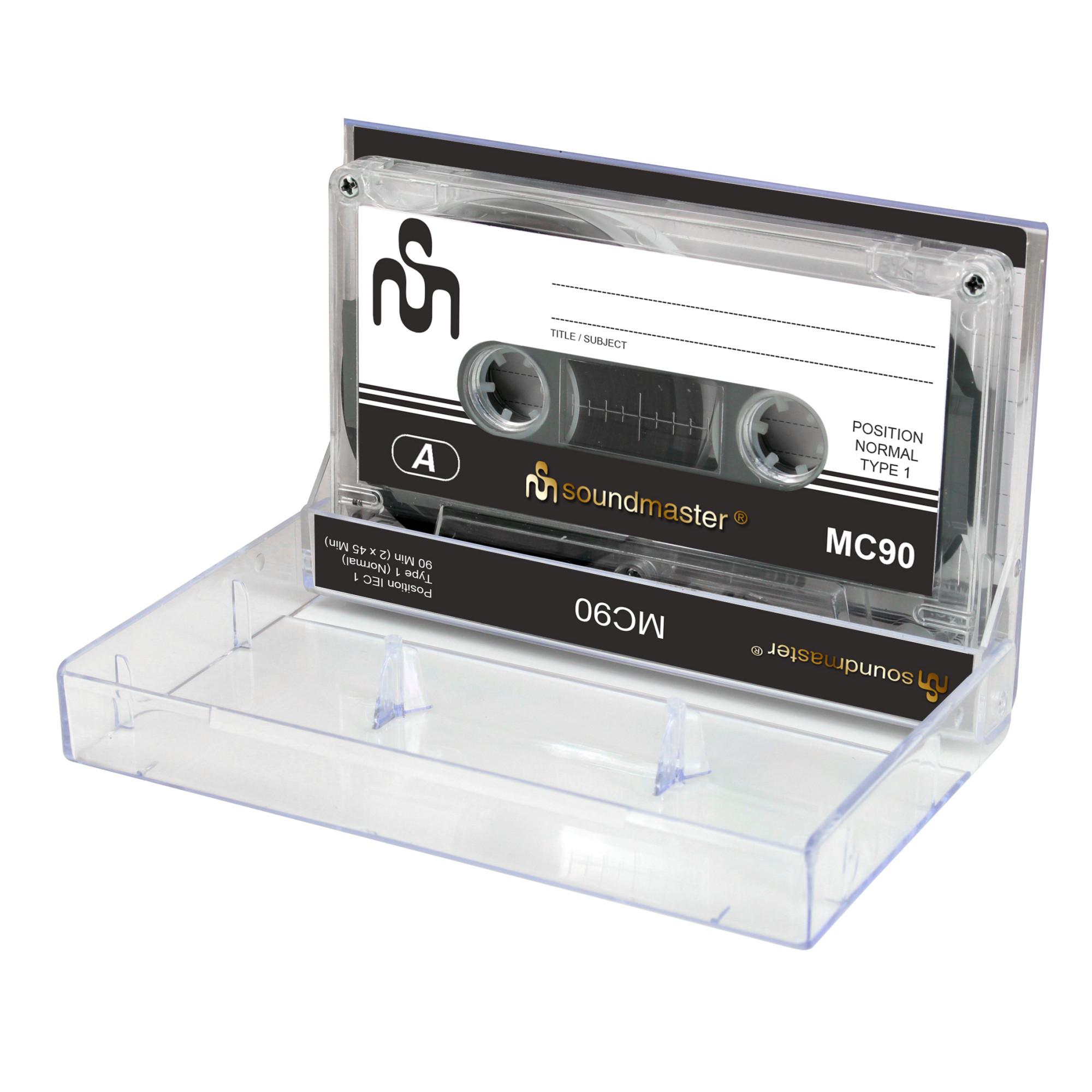 Soundmaster MC905P 5er Pack Leerkassetten 90 Minuten