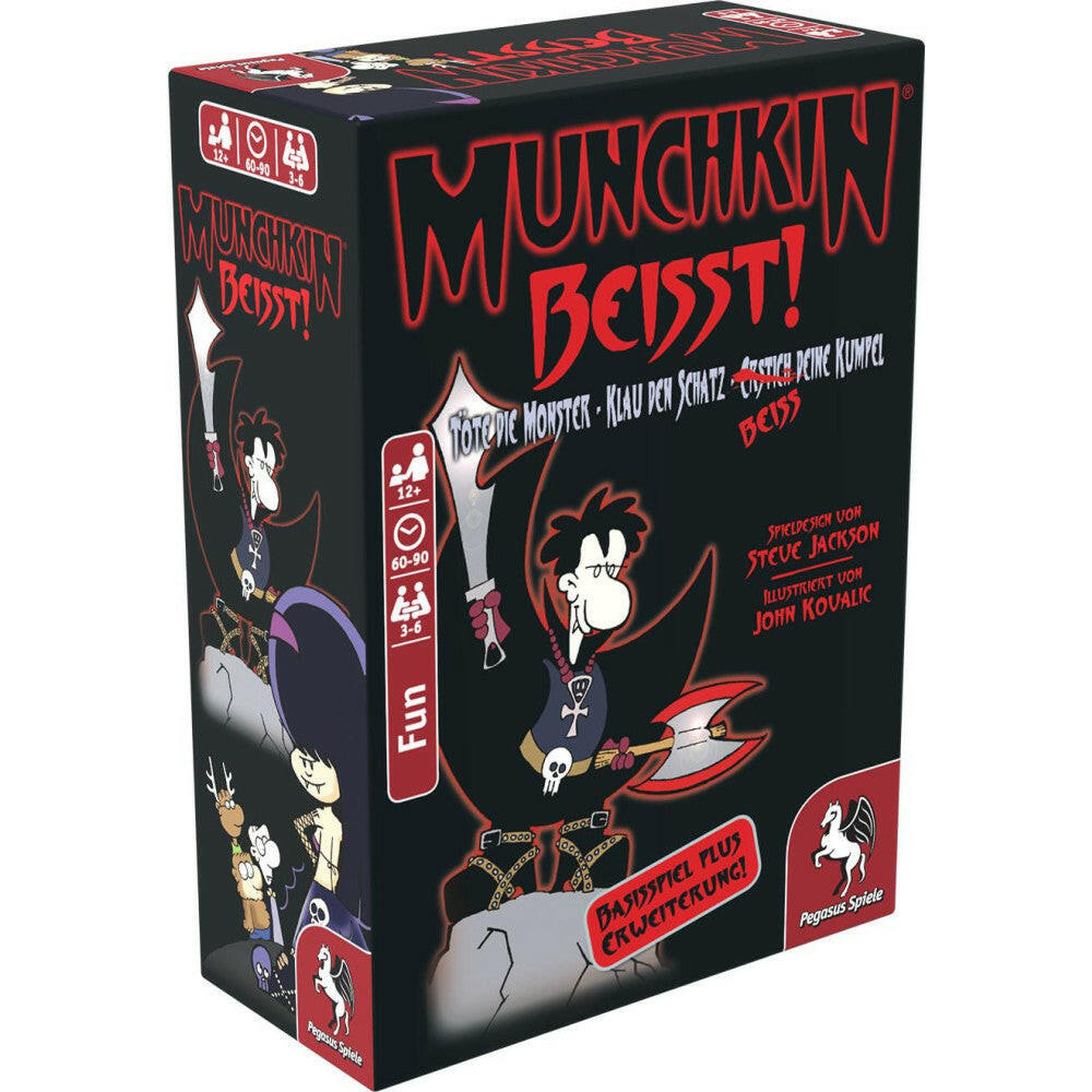 Pegasus Munchkin beißt! 1+2 Kartenspiel 17155G