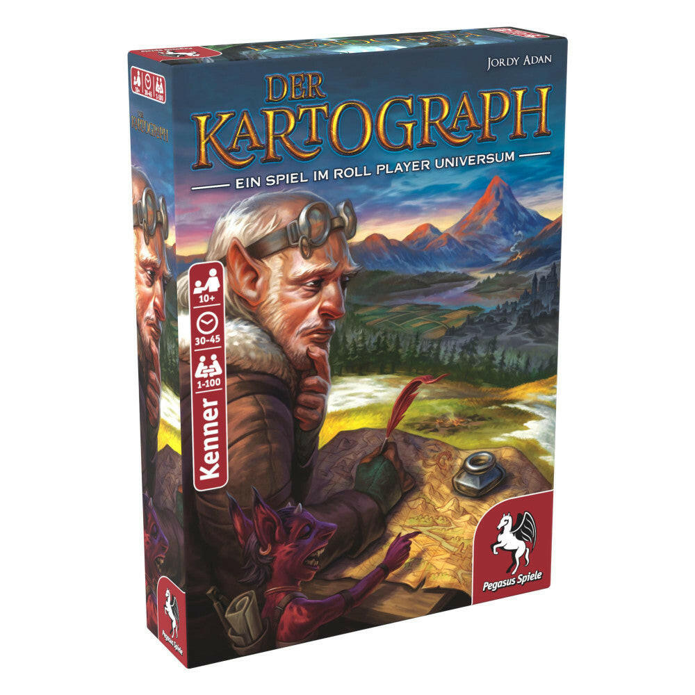 Pegasus Spiele 51310G - Der Kartograph, Kennerspiel 2020