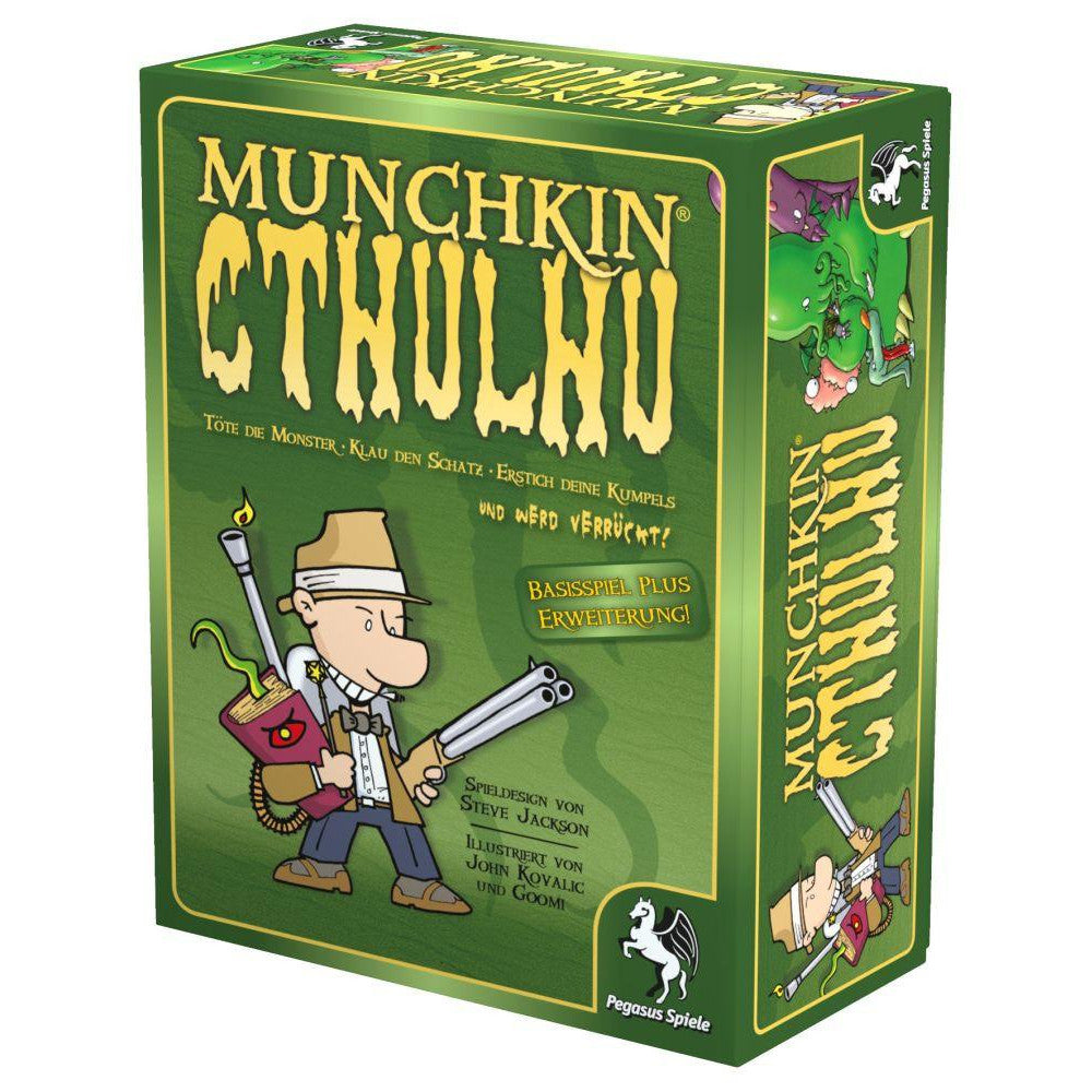 Pegasus Spiele 17189G Munchkin Cthulhu 1+2 - Kartenspiel für