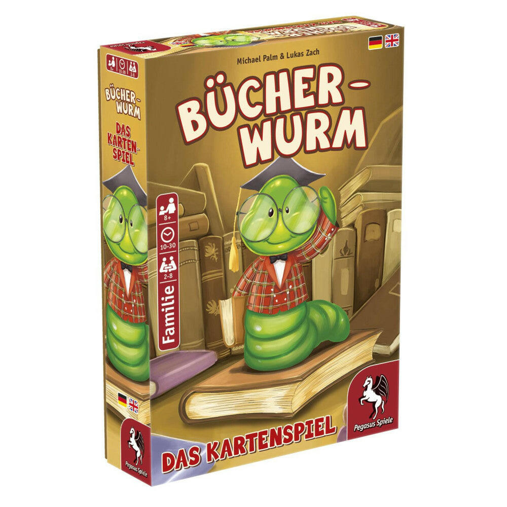 Pegasus Spiele 18322G - Bücherwurm Kartenspiel