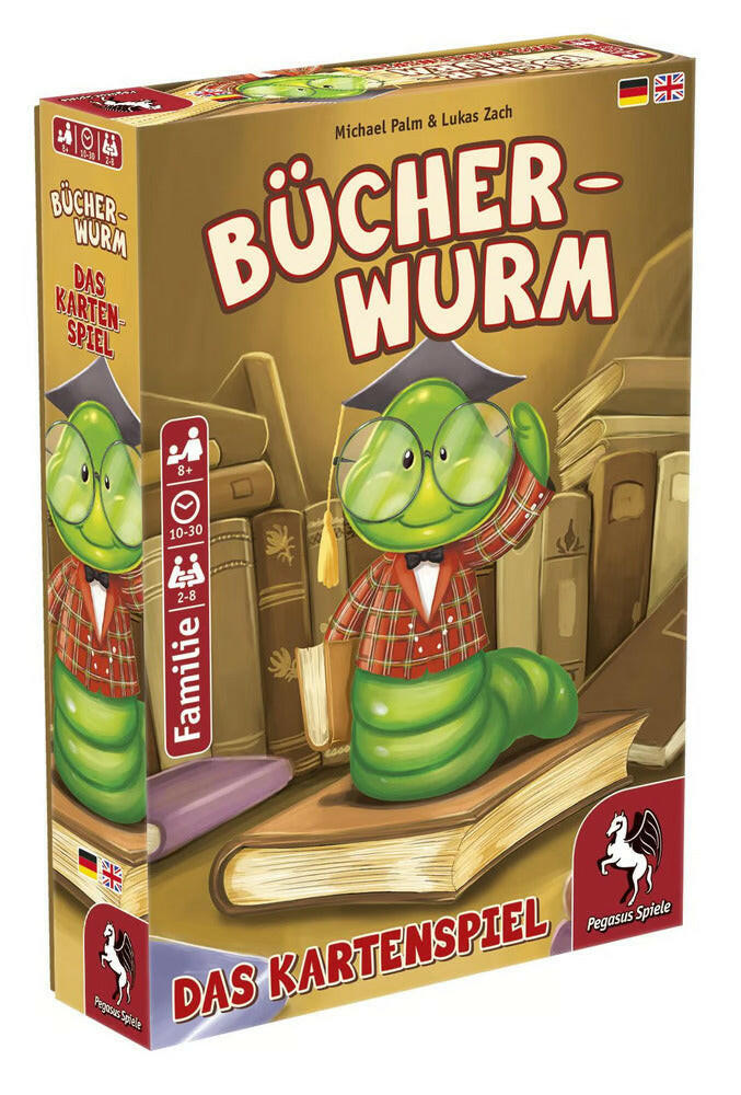 Pegasus Spiele 18322G - Bücherwurm Kartenspiel