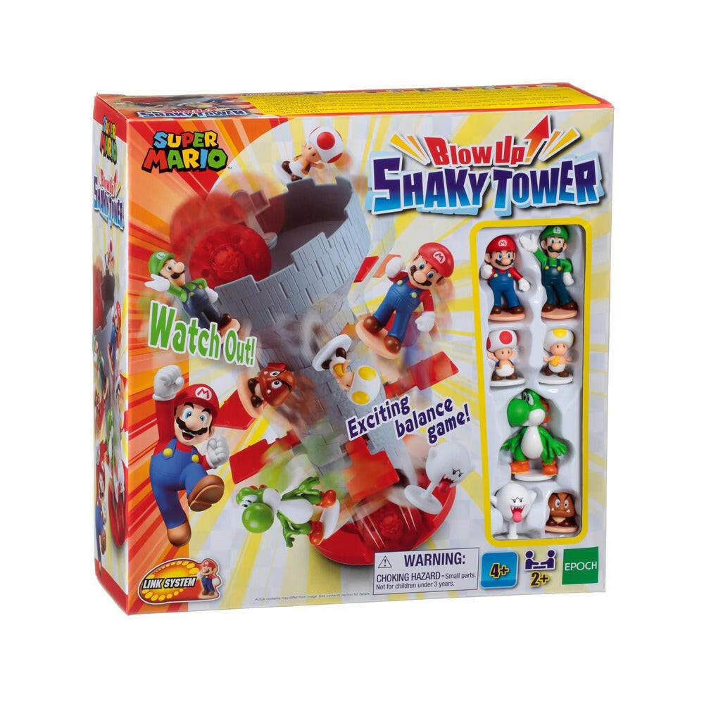 EPOCH Super Mario Blow Up Shaky Tower.