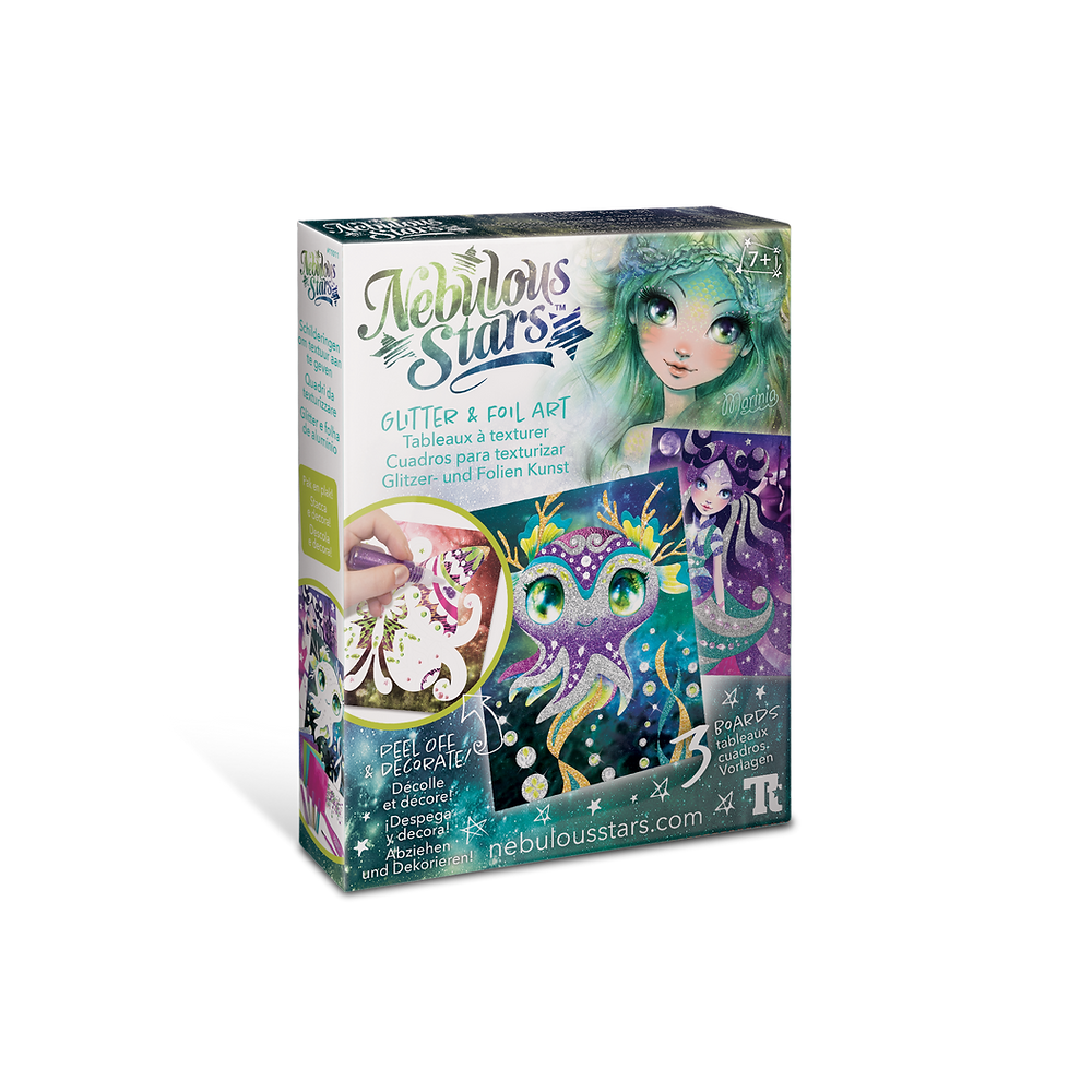 Nebulous Stars Kreativset Glitzer Kunst für Mädchen ab 7