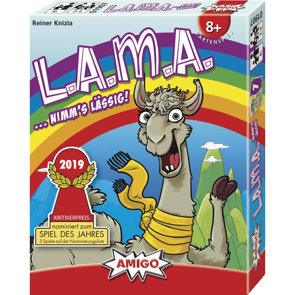 AMIGO Lama Kartenspiel - Lustiges und spannendes Kartenspiel für die ganze Familie