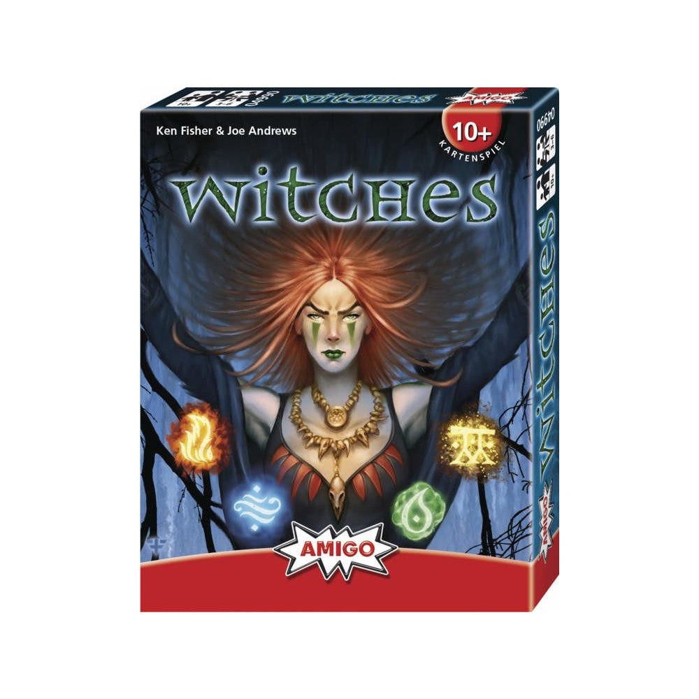 AMIGO Witches Kartenspiel - 60 Spielkarten, 3-6 Spieler, ab 10 Jahren