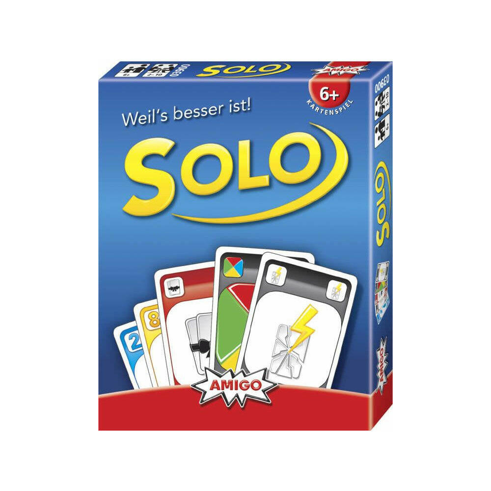 AMIGO Solo Kartenspiel | Spiel für 2-6 Spieler ab 6 Jahren