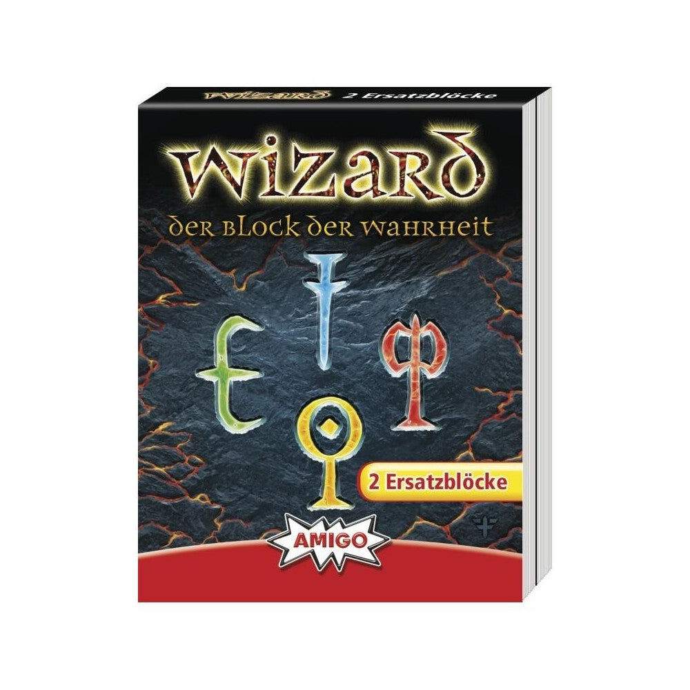 Wizard Ersatzblöcke 2er Pack für das Kartenspiel - Hochwertige Qualität & langlebiges Design