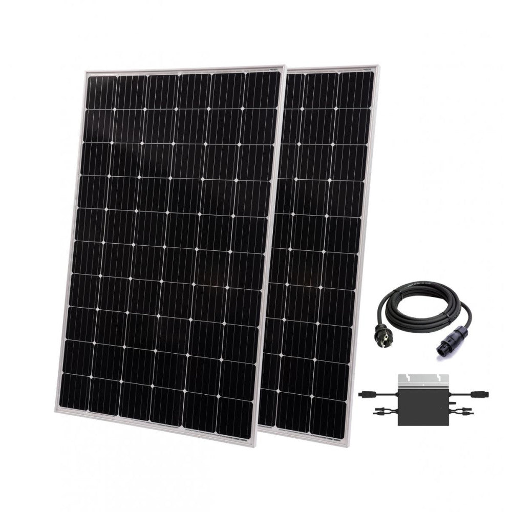 TX-220 600 Watt (2x 325 Watt Solarpanels) Balkonkraftwerk