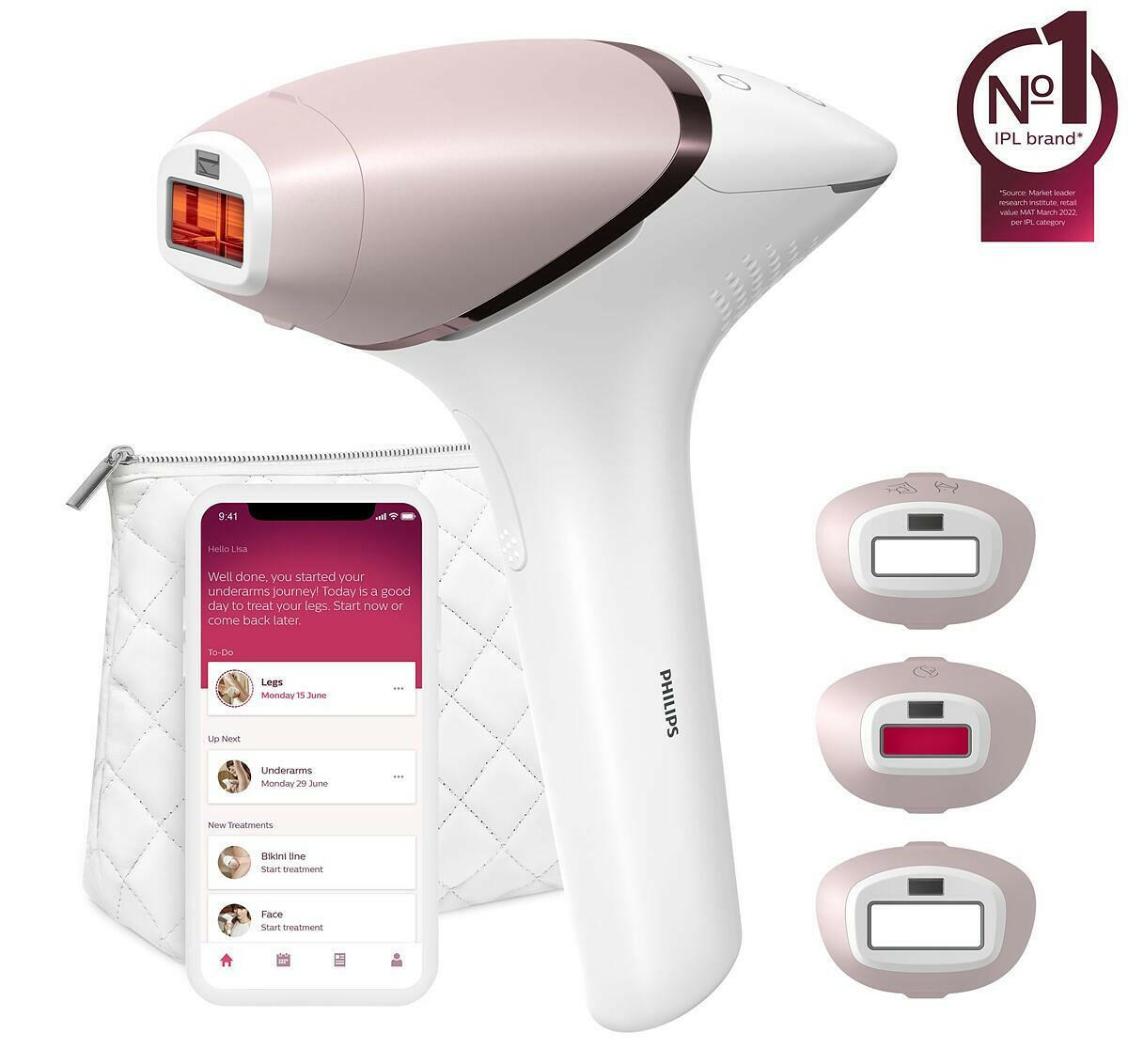 Philips Lumea IPL 9000 BRI955/01 Haarentferner mit SenseIQ.