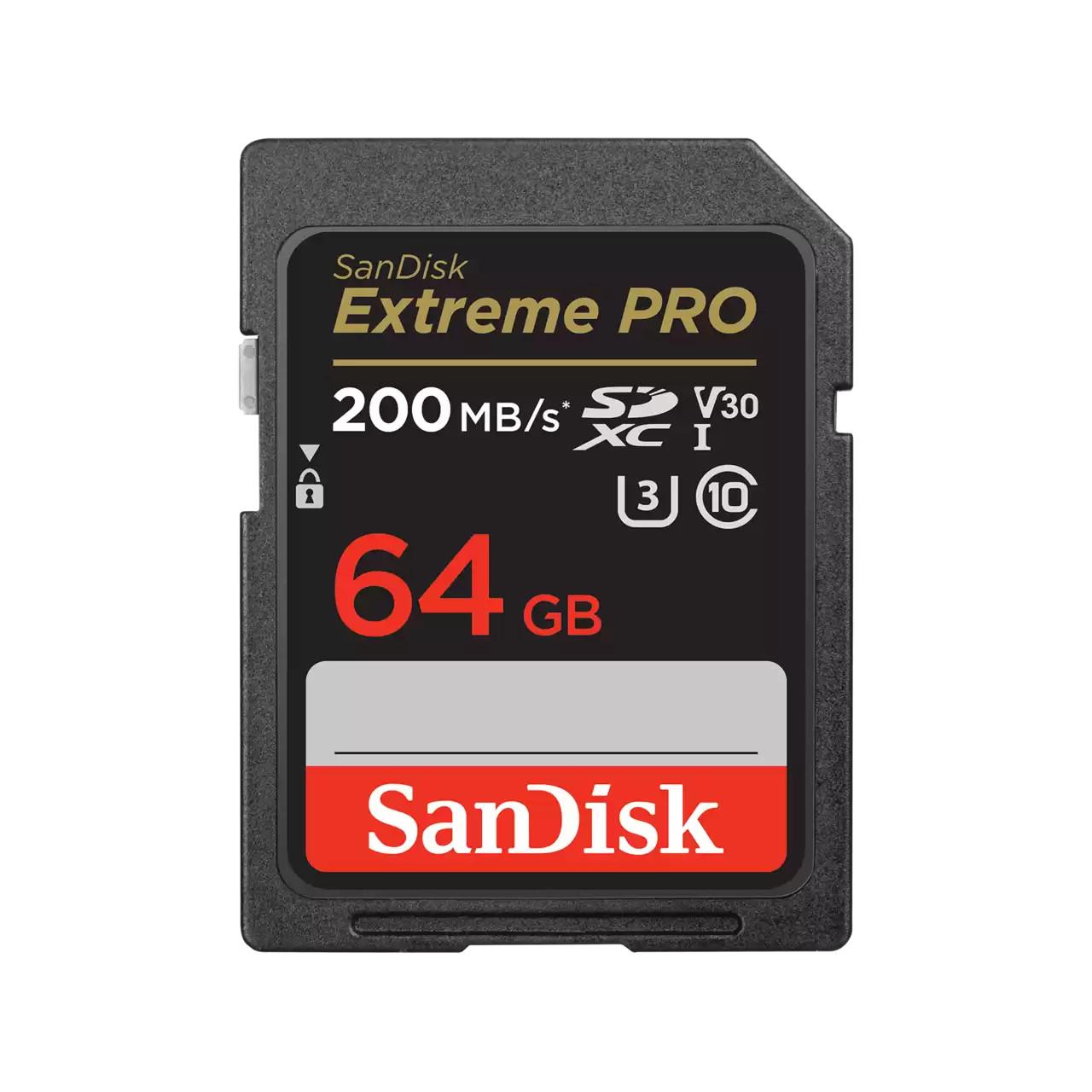 SanDisk Extreme PRO SDXC 64GB (V30, 200MB/s) RescuePRO