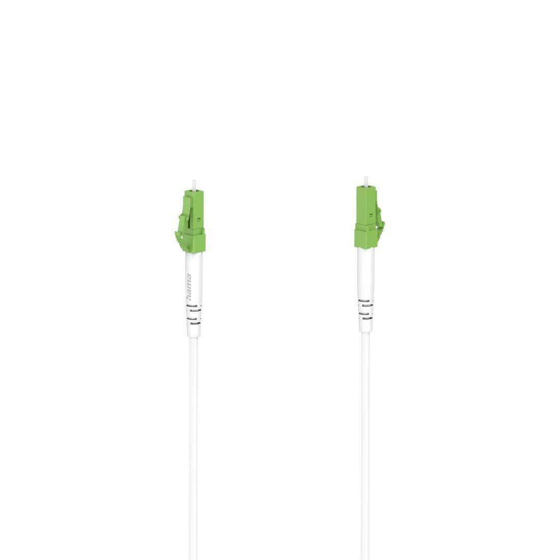 Hama Glasfaser-Netzwerkkabel LC/APC 10 Gbit/s 0,30 m.