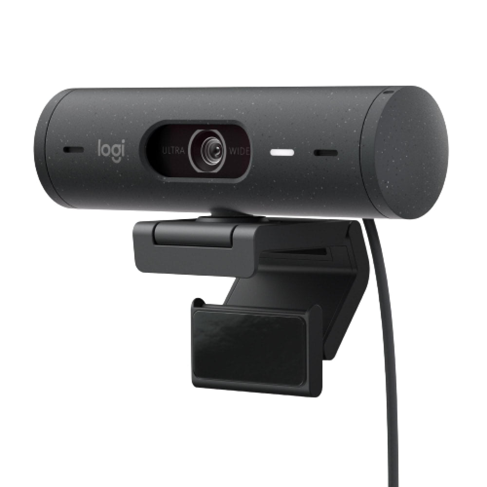Logitech Brio 500 Full-HD-Webcam, Auto-Licht, Doppelmikrofon