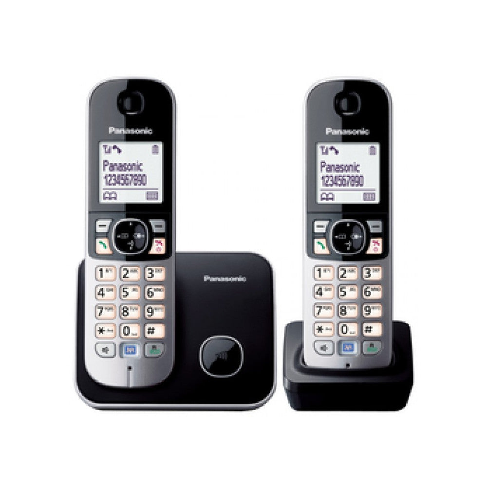 Panasonic KX-TG6812GB Schnurlostelefon DUO schwarz B-Ware Versandrückläufer