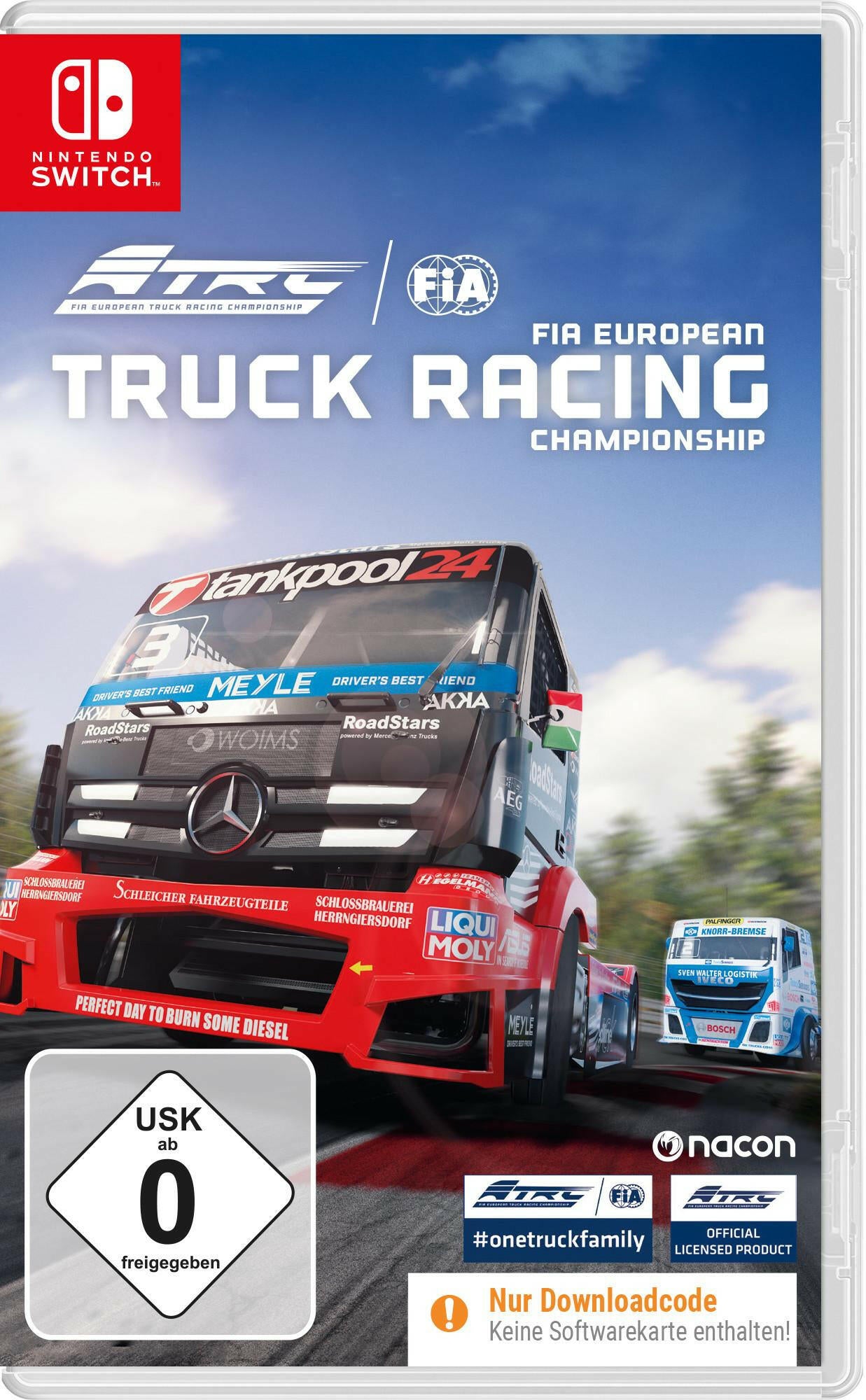 Nintendo Switch FIA Truck Racing Game, USK: 0-Rated.