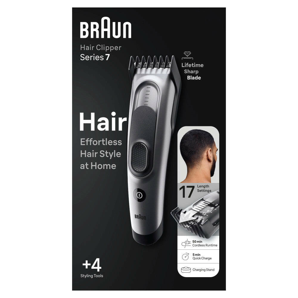 Braun Haarschneider HC7390, 17 Längeneinstellungen, Akku 50
