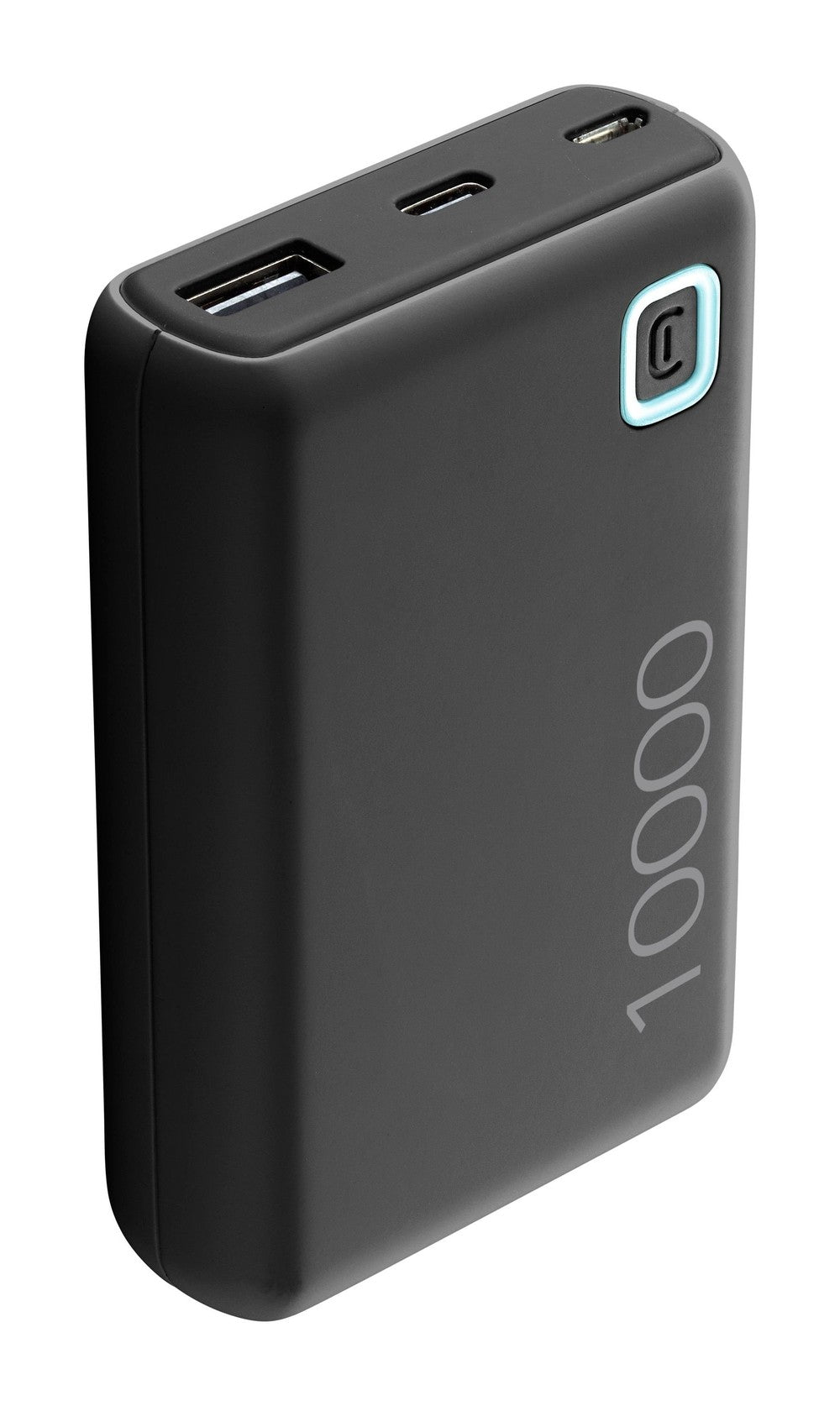 CellularLine Power Bank 10.000 mAh Schwarz, rutschfest