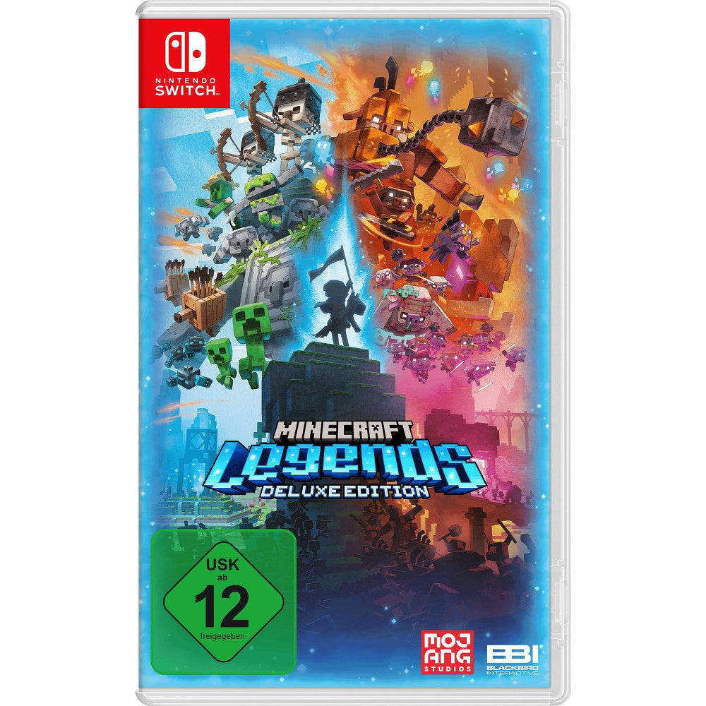 Nintendo Switch Minecraft Legends Deluxe Edition - Abenteuer Spiel für kreative Helden