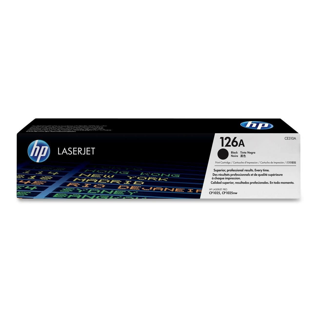 HP 126A (CE310A) Schwarzer Original Toner - 1er Pack.