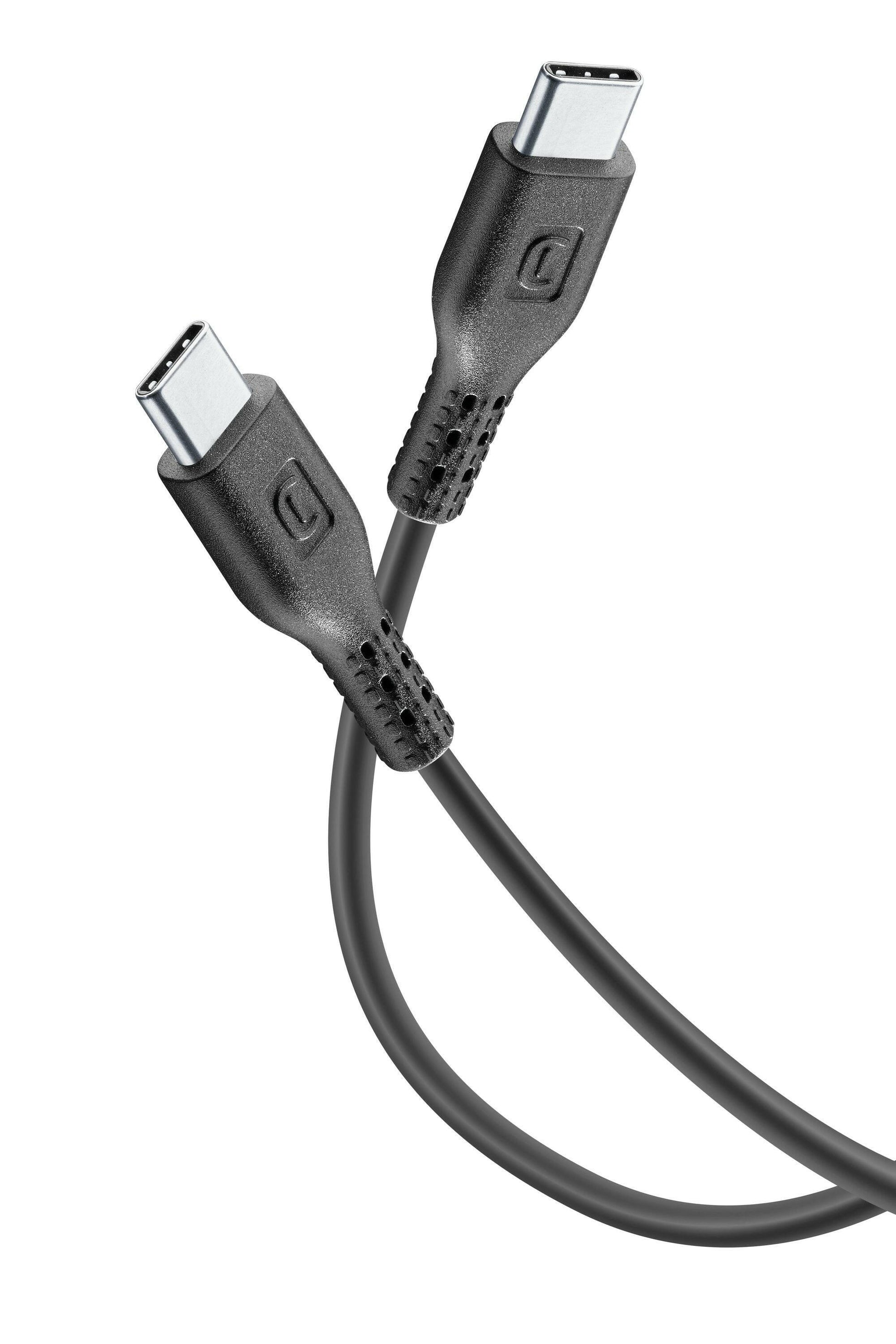CellularLine 5A USB-C auf USB-C Kabel 1 m schwarz.