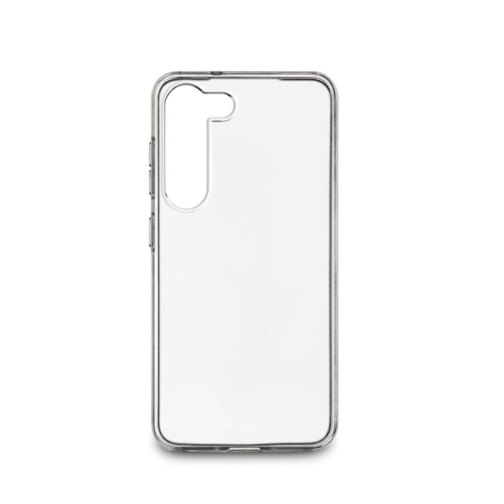 Hama Transparentes Flexibles Cover Crystal Clear für Samsung Galaxy S23+ Hülle TPU Schutzhülle Anti-Rutsch-Oberfläche