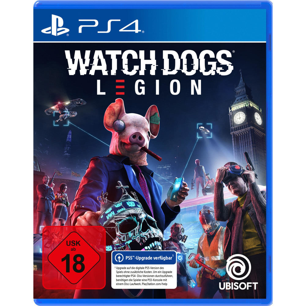 Watch Dogs Legion PS4 Action-Abenteuer Spiel - London, Open-World, Hacking, Team-Aufbau - Ubisoft Game