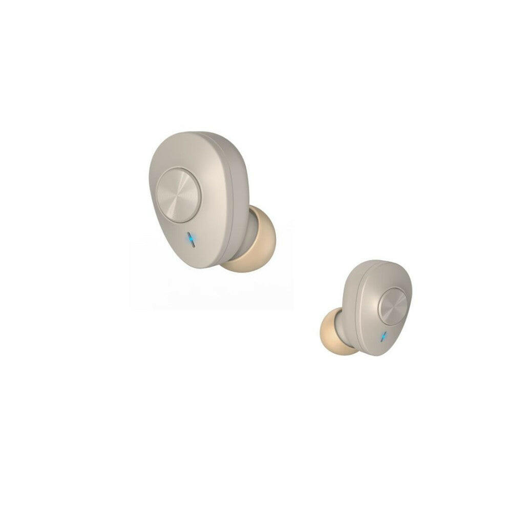 Hama Freedom Buddy Beige In-Ear Kopfhörer mit Bass Boost.
