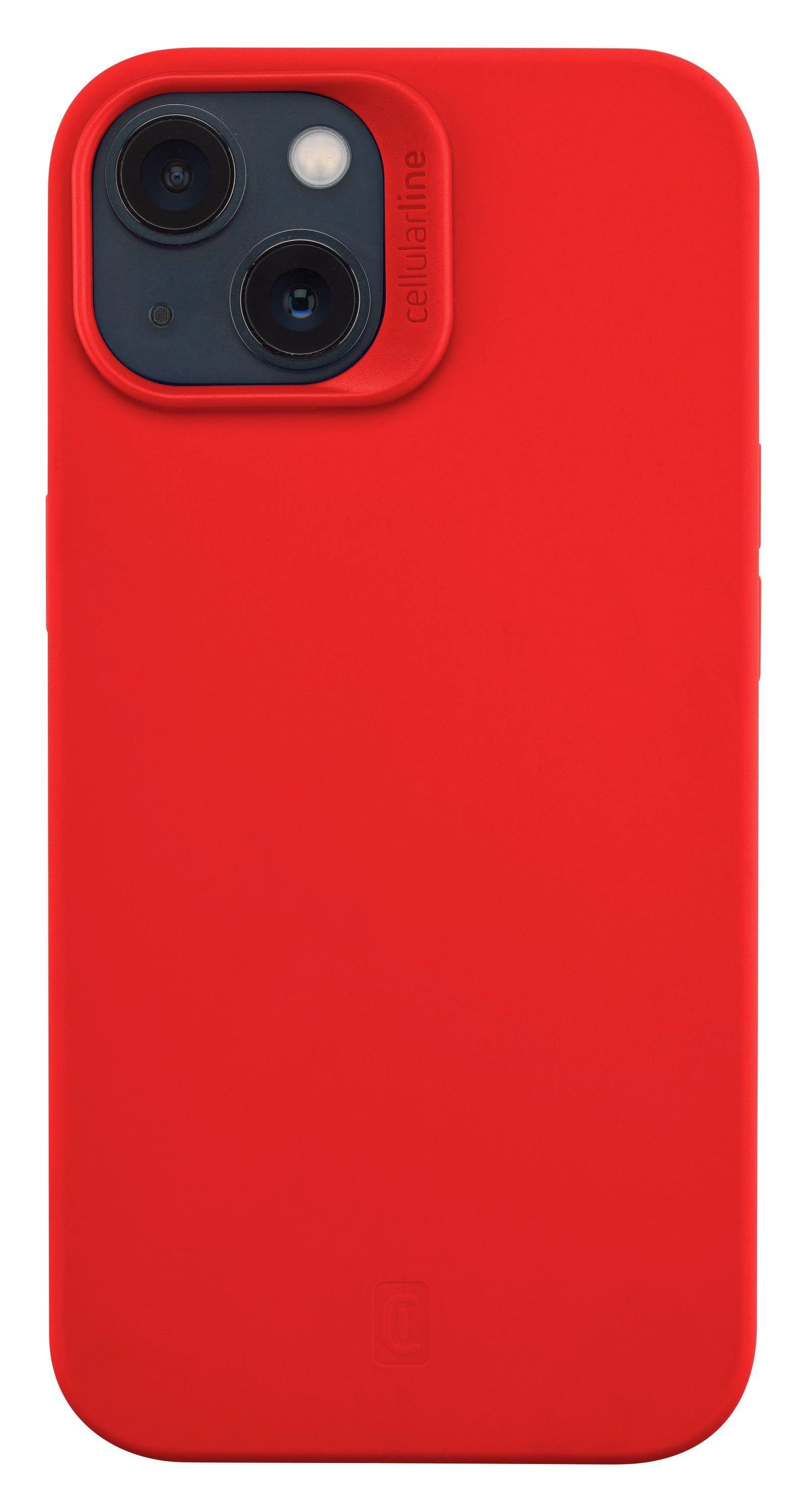 CellularLine SENSATION iPhone 14 Rot Case - Silikon