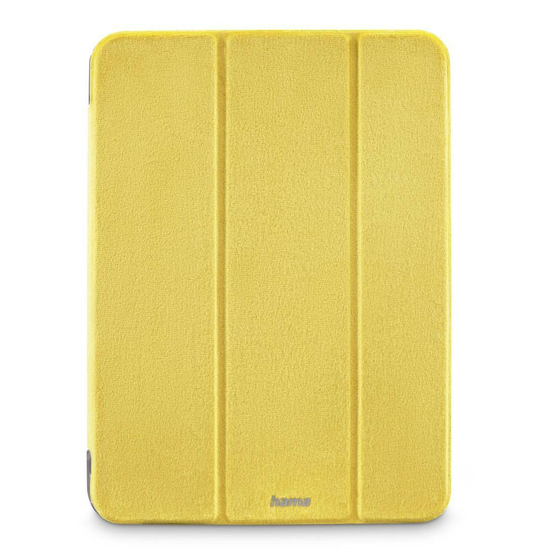 Hama Velvet BookCase iPad 10.9 (10. Gen) Gelb - Tablet-Hülle
