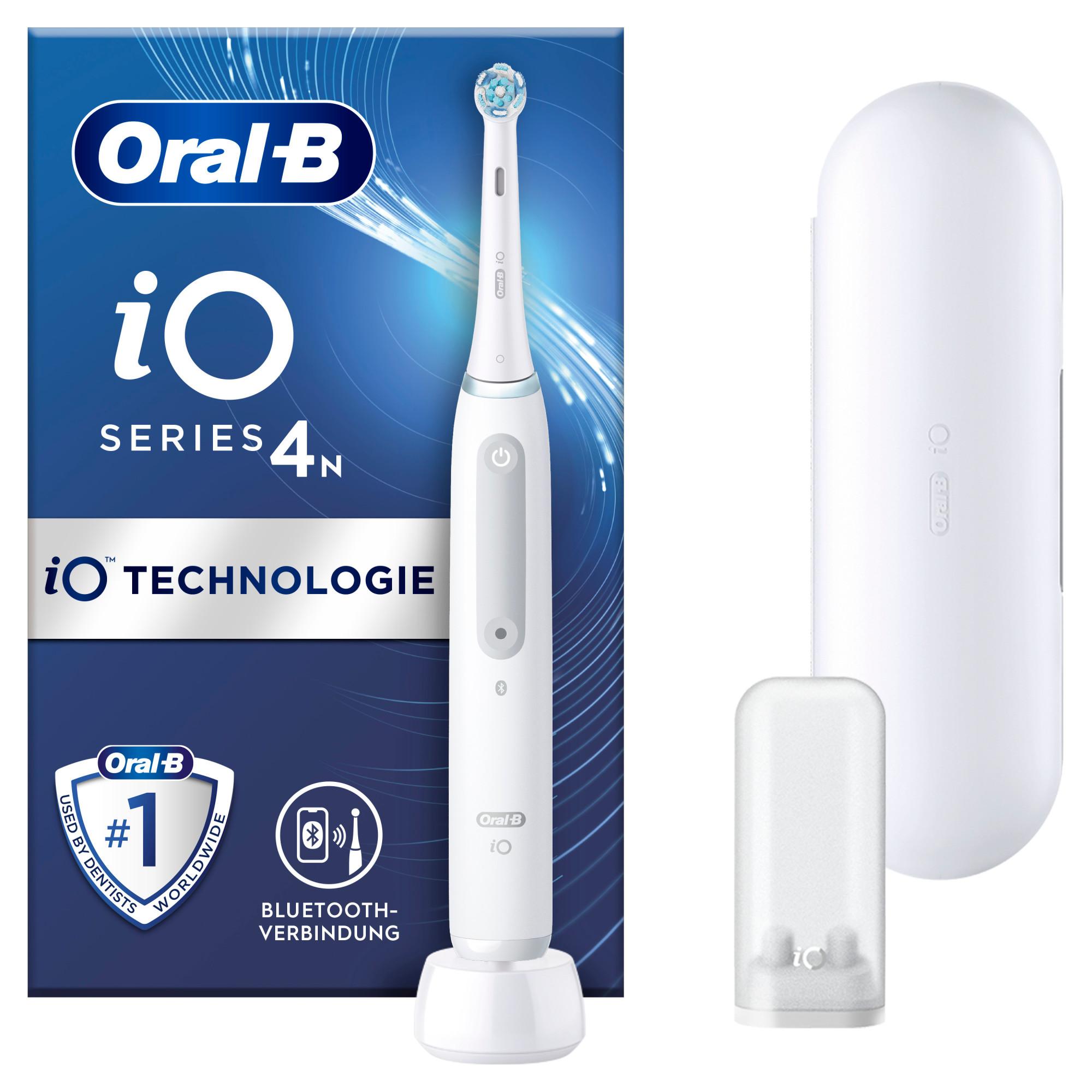 Oral-B iO Series 4 Elektrische Zahnbürste, 4 Modi, Reiseetui