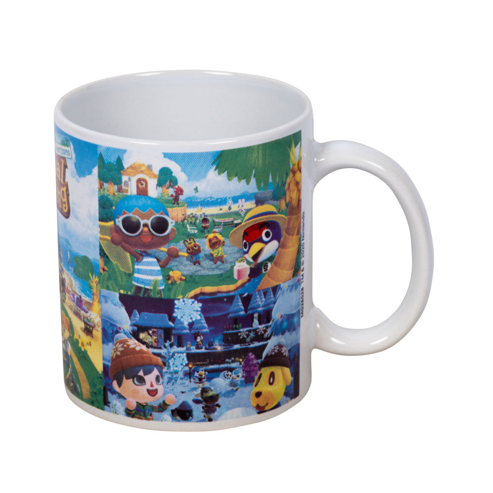 Animal Crossing Seasons Keramiktasse 315ml für Mikrowelle und Spülmaschine