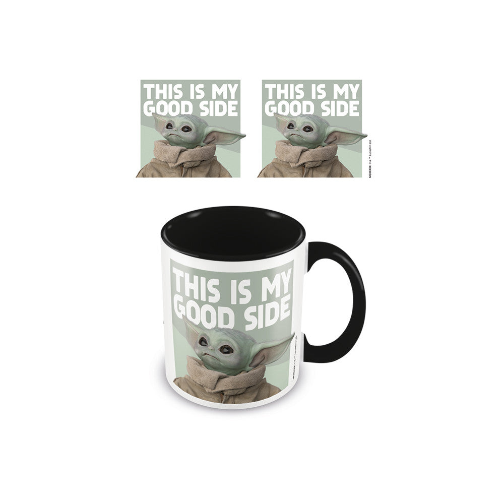 No Name Hochwertige Keramik Baby Yoda (Good Side) Tasse 315 ml - 91430 DIY