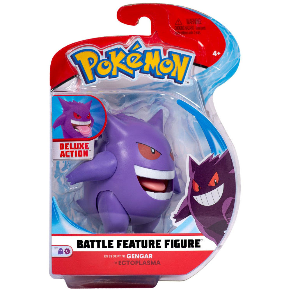 Pokemon Battle Feature Figure Gengar 11,5 cm - Sammlerstück für Pokemon Fans