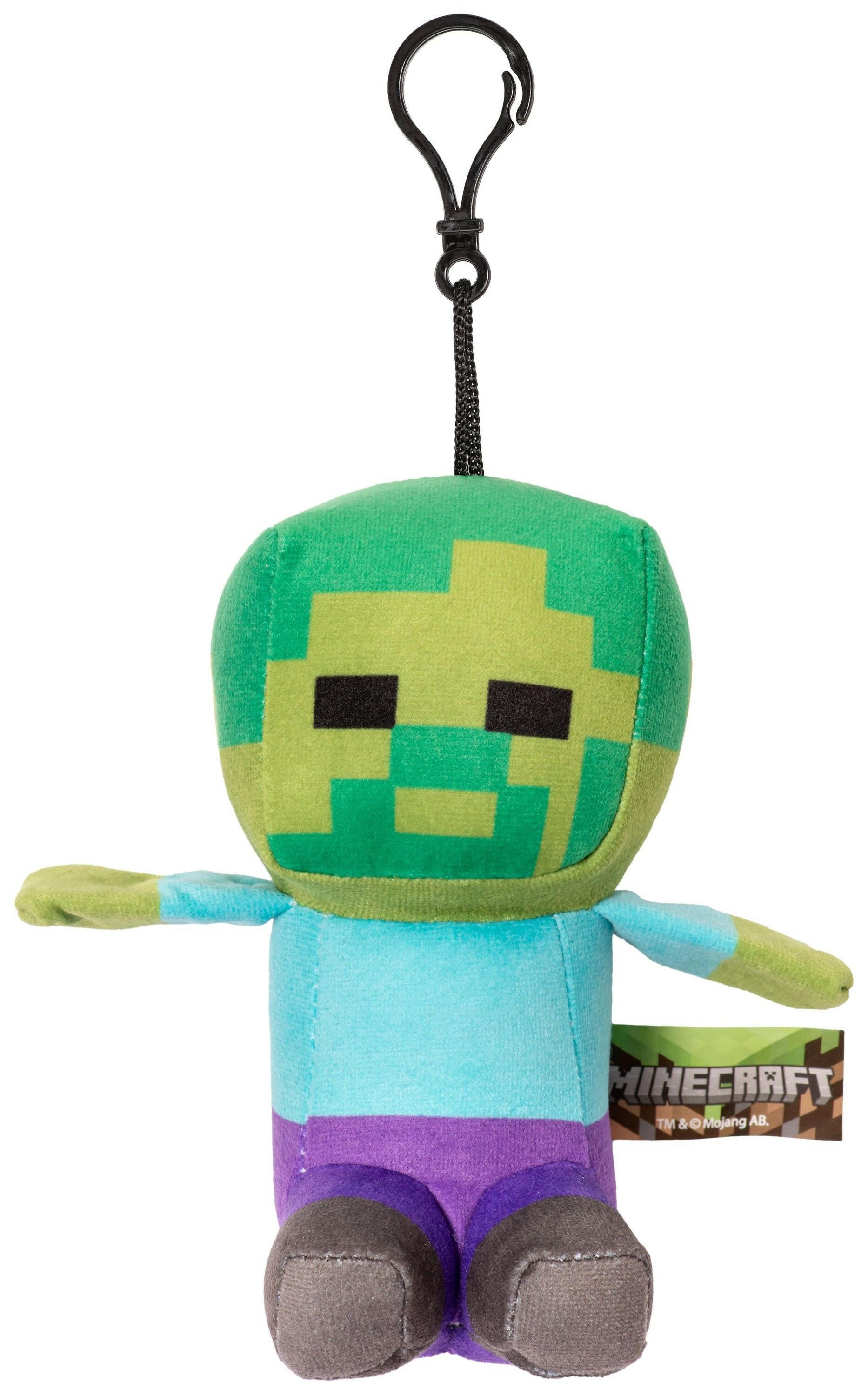 Minecraft Clip-on Zombie Plüsch 15cm - Kuscheltier