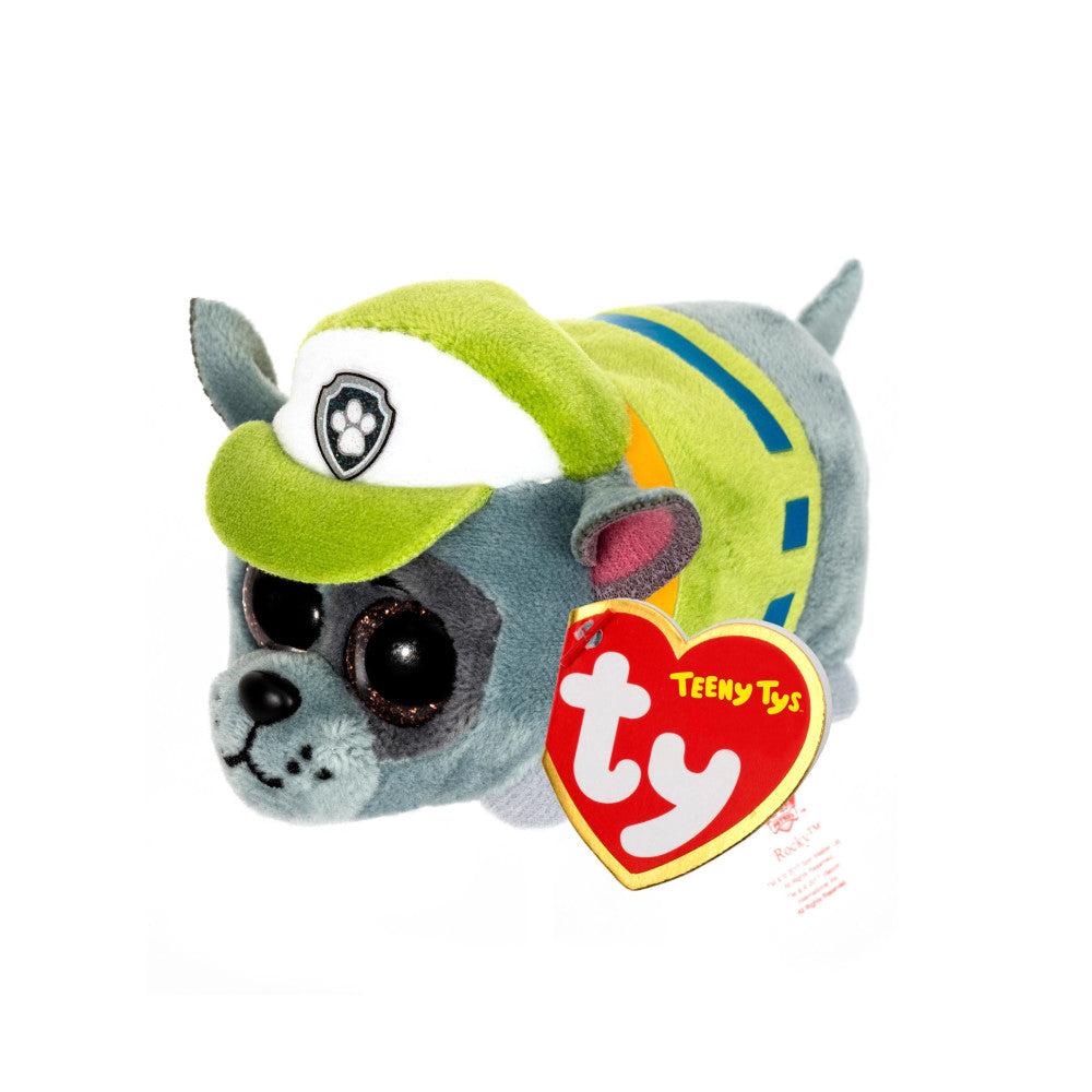 Teeny Tys Paw Patrol Rocky 10cm Kuscheltier mit praktischem Handy-Cleaner