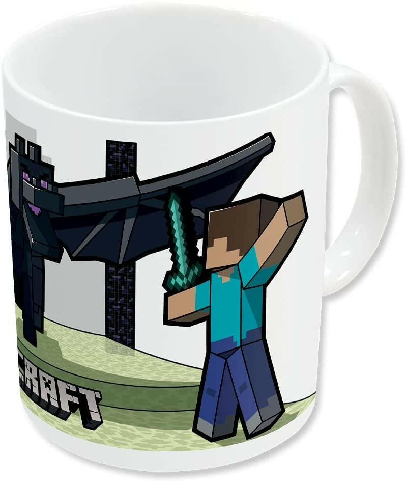 Minecraft Tasse Alex Steve Drache – 325 ml für Gamer.